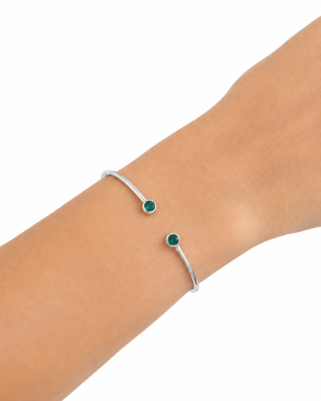 0.50 ct Emerald Bangle - 2